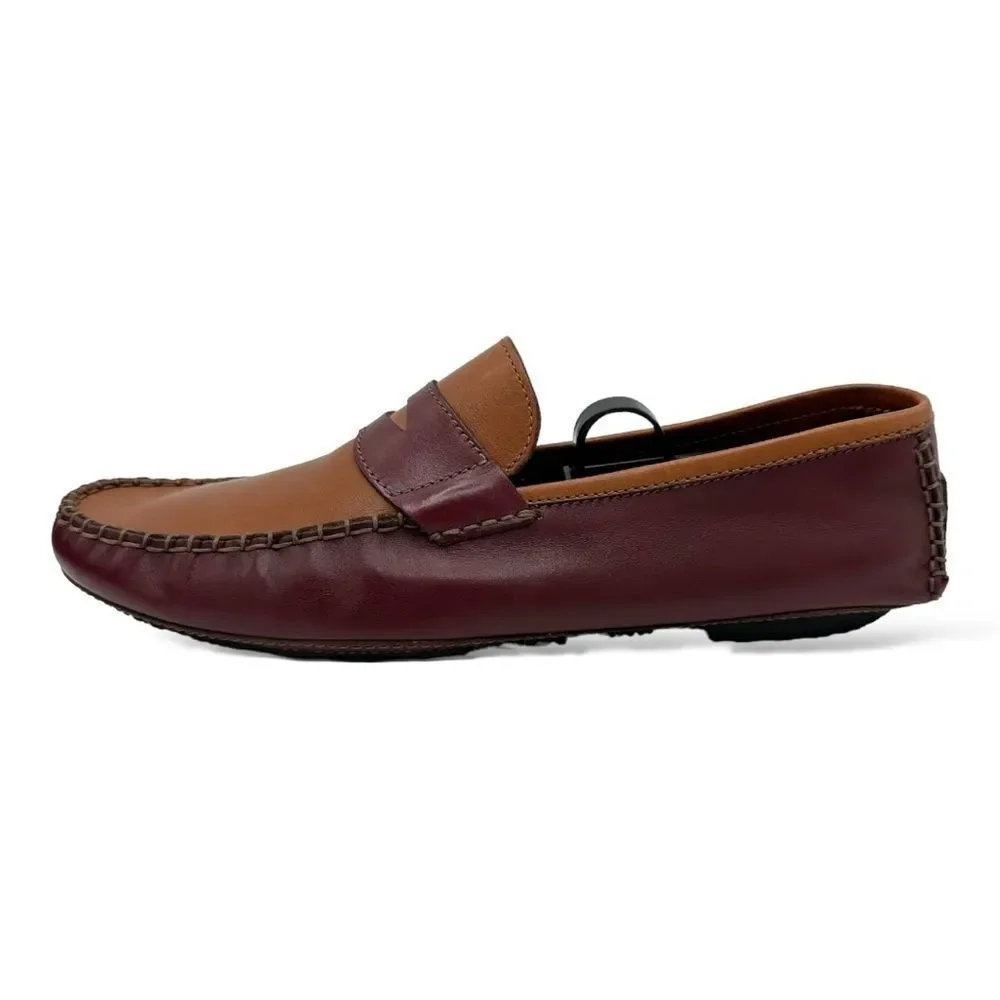 Vintage Gianfranco Ferre Two-Toned Leather Driving Moccasins‎ Sz 40.5 EUR 7.5 US